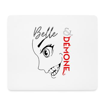 Belle et demone (Vampire style) - Tapis de souris (format paysage) - blanc - Devant