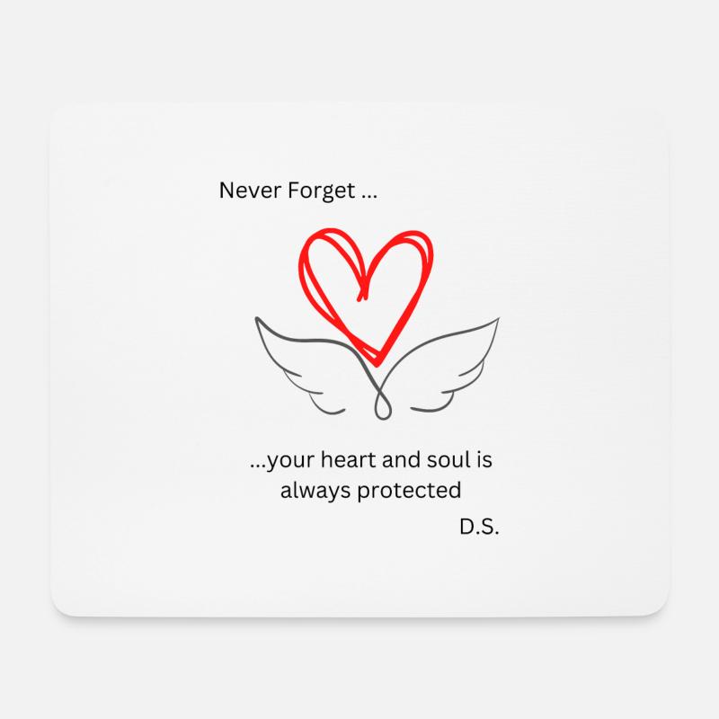 Never forget... - Mousepad (Querformat) - Weiß