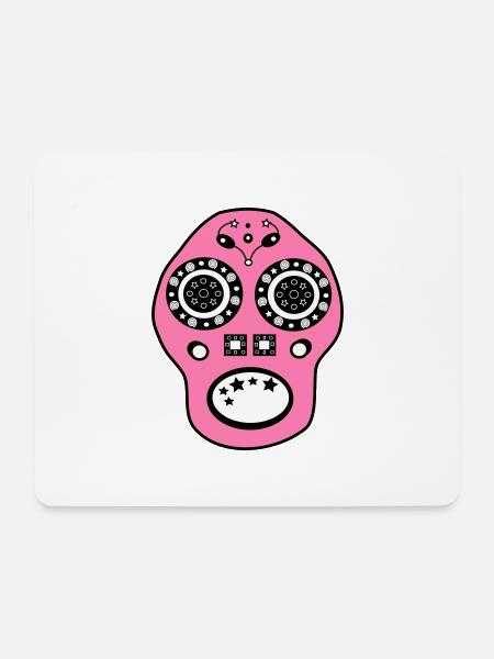 Skull - Mouse Pad (horizontal) - white