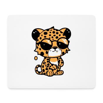 Zoolto the Leopard - Mouse Pad (horizontal) - white - Front