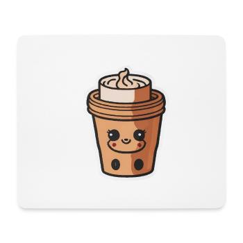 Kaffee - Mousepad (Querformat) - Weiß - Vorne