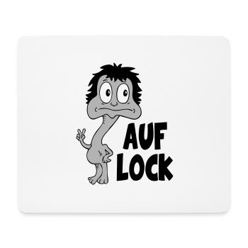 Sprüche Lustige Comic Auf Lock - Mousepad (Querformat) - Weiß - Vorne