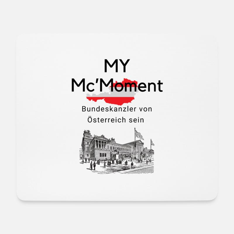 Österreich Kanzler - Mousepad (Querformat) - Weiß
