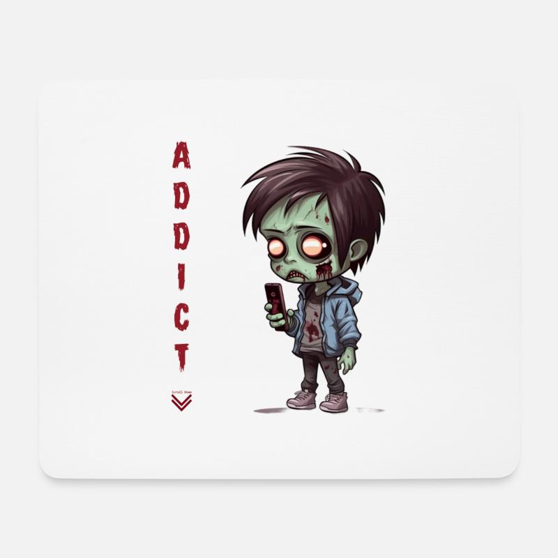 Handyholiker - Mouse Pad (horizontal) - white