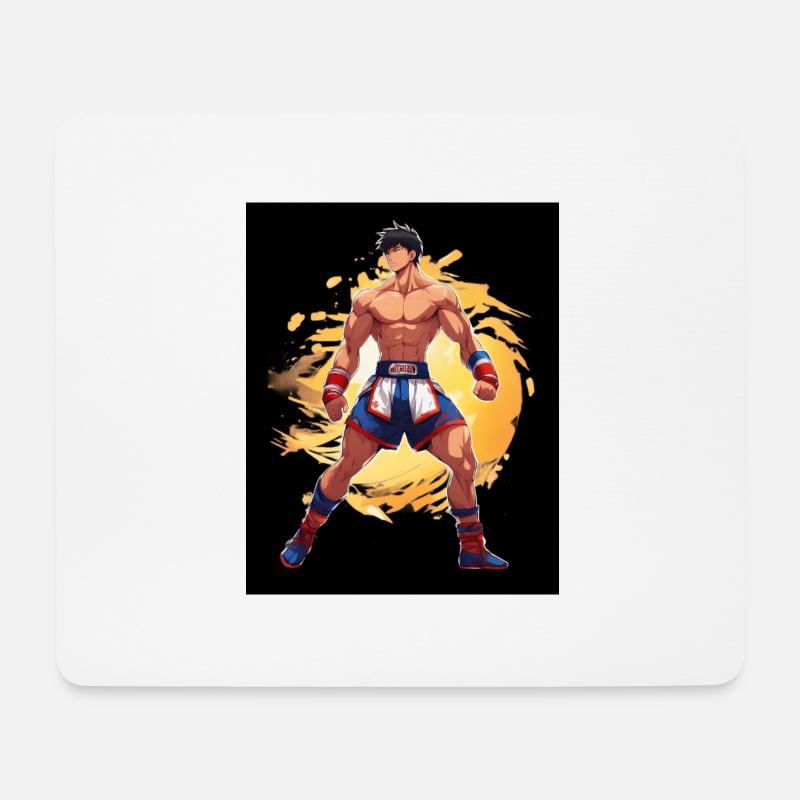 Kick Boxing - Mouse Pad (horizontal) - white
