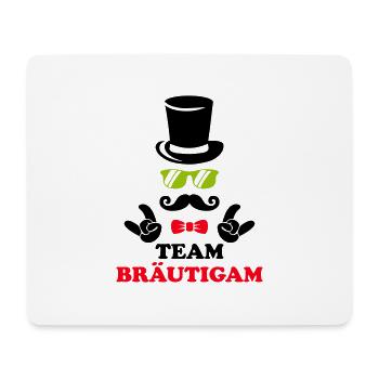 Team Groom - Mouse Pad (horizontal) - white - Front