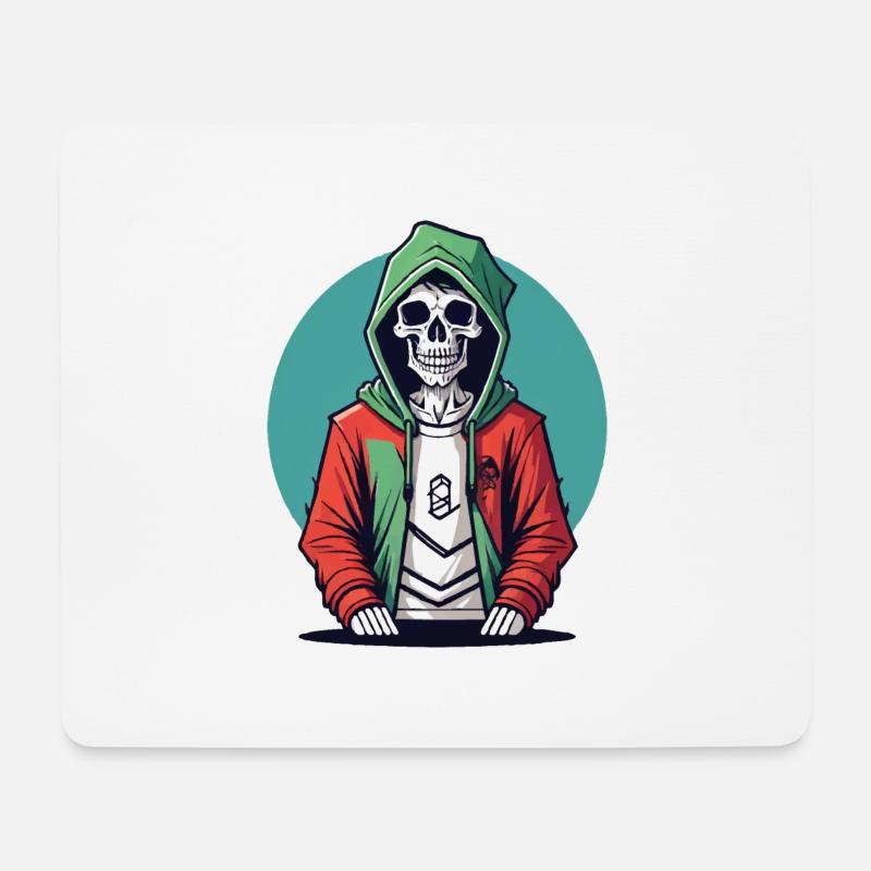 Tod in der Nachbarschaft - Mousepad (Querformat) - Weiß