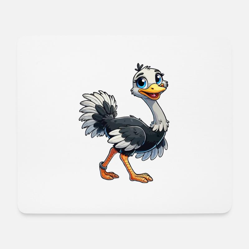 Strauß - Mousepad (Querformat) - Weiß