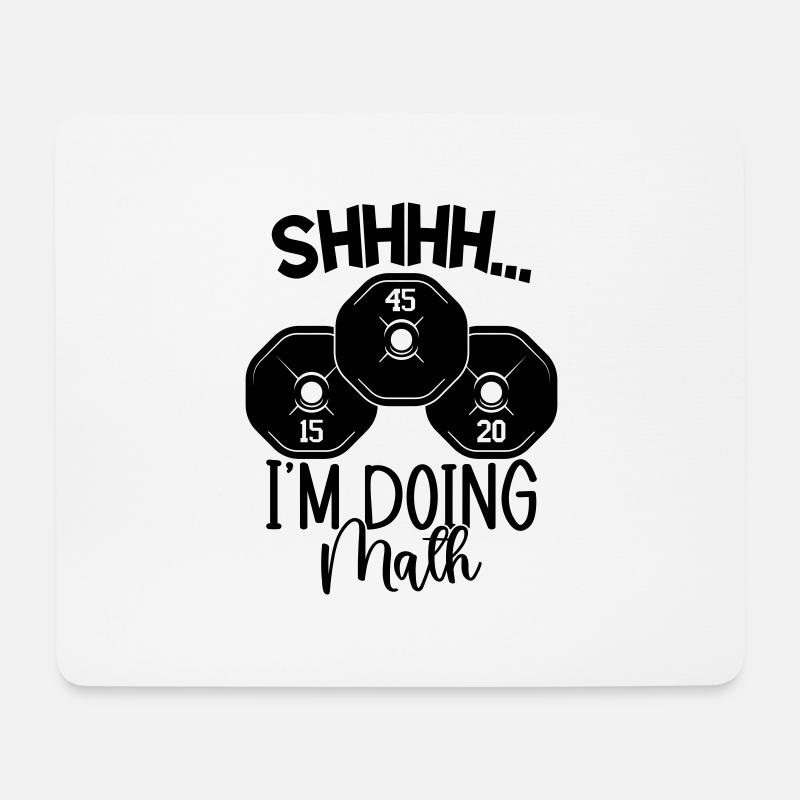 Math - Mousepad (Querformat) - Weiß