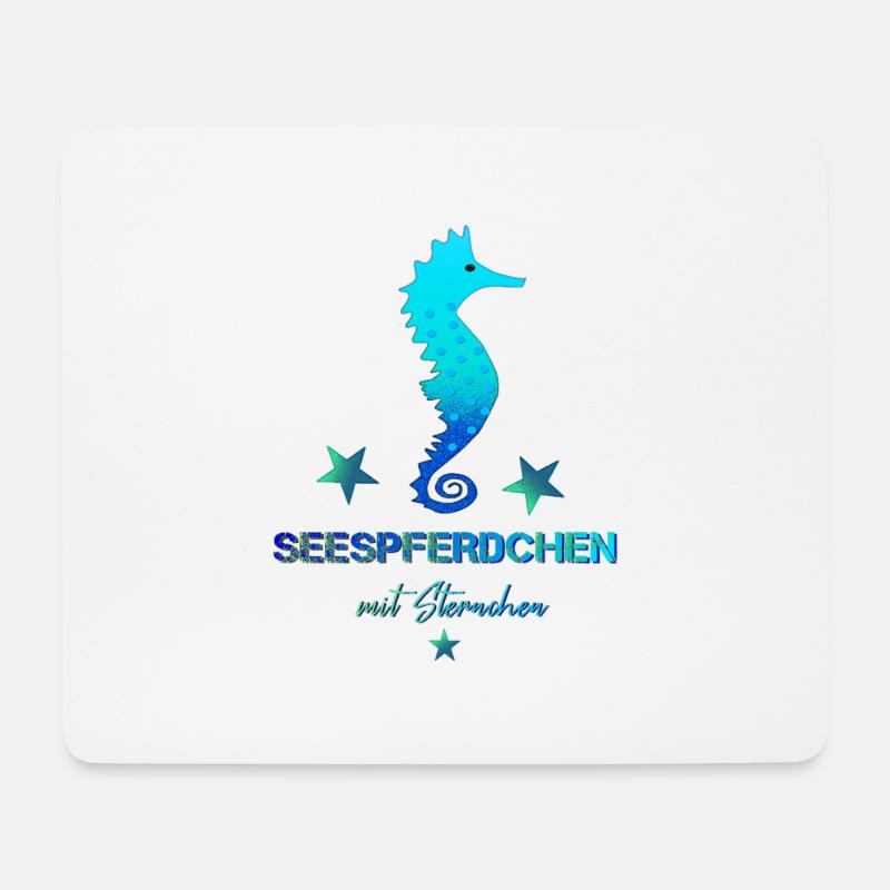 Seepferdchen bestanden Schwimmabzeichen schwimmen - Mousepad (Querformat) - Weiß