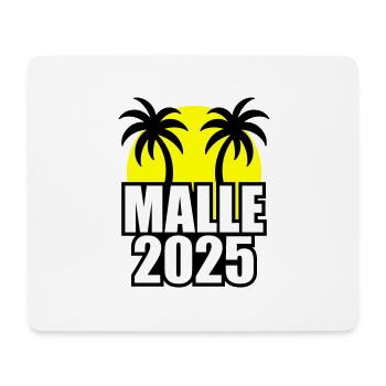 Malle 2025 - Mousepad (Querformat) - Weiß - Vorne