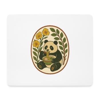 Ramen Panda - Mouse Pad (horizontal) - white - Front