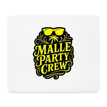 Malle Party Crew Mallorca - Mousepad (Querformat) - Weiß - Vorne