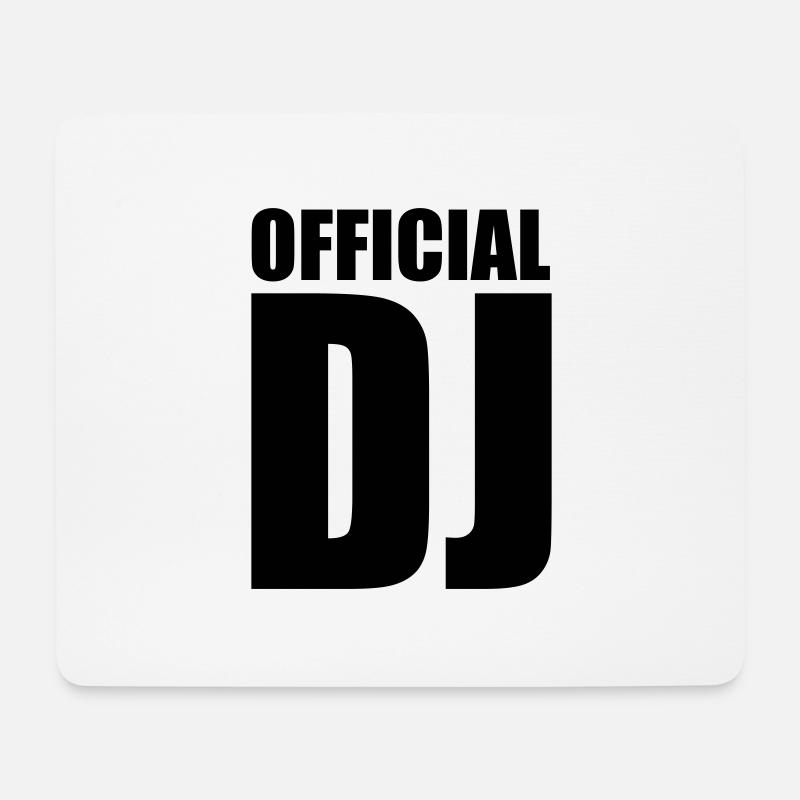 DJ - Mouse Pad (horizontal) - white