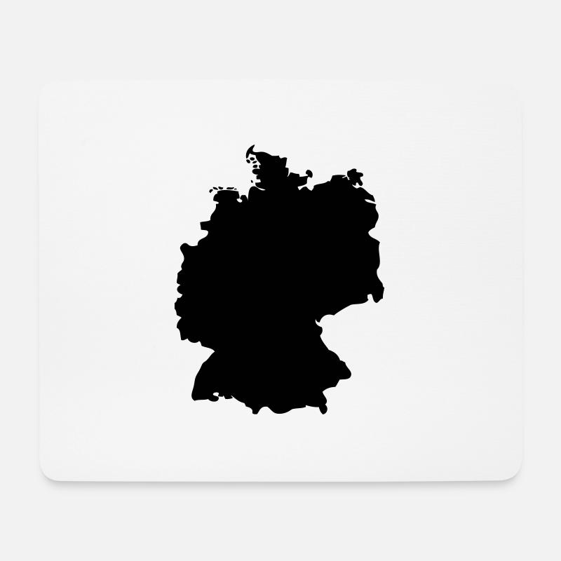 Germany, outlined, shade, outline, Germany, - Mouse Pad (horizontal) - white