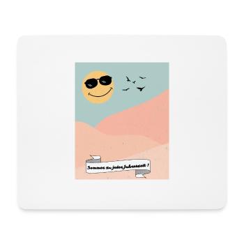 Sommer zu jeder Jahreszeit ! - Mousepad (Querformat) - Weiß - Vorne