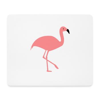 Flamingo - Mousepad (Querformat) - Weiß - Vorne