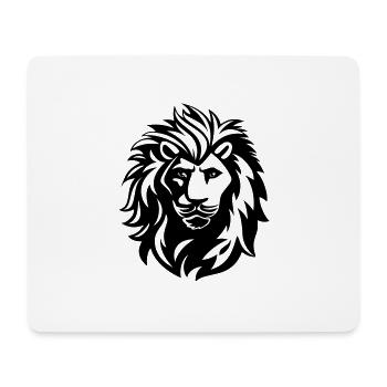 lion - Tapis de souris (format paysage) - blanc - Devant