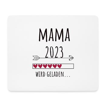 werdende Mama 2023 Schwangerschaft Baby Geschenk - Mousepad (Querformat) - Weiß - Vorne