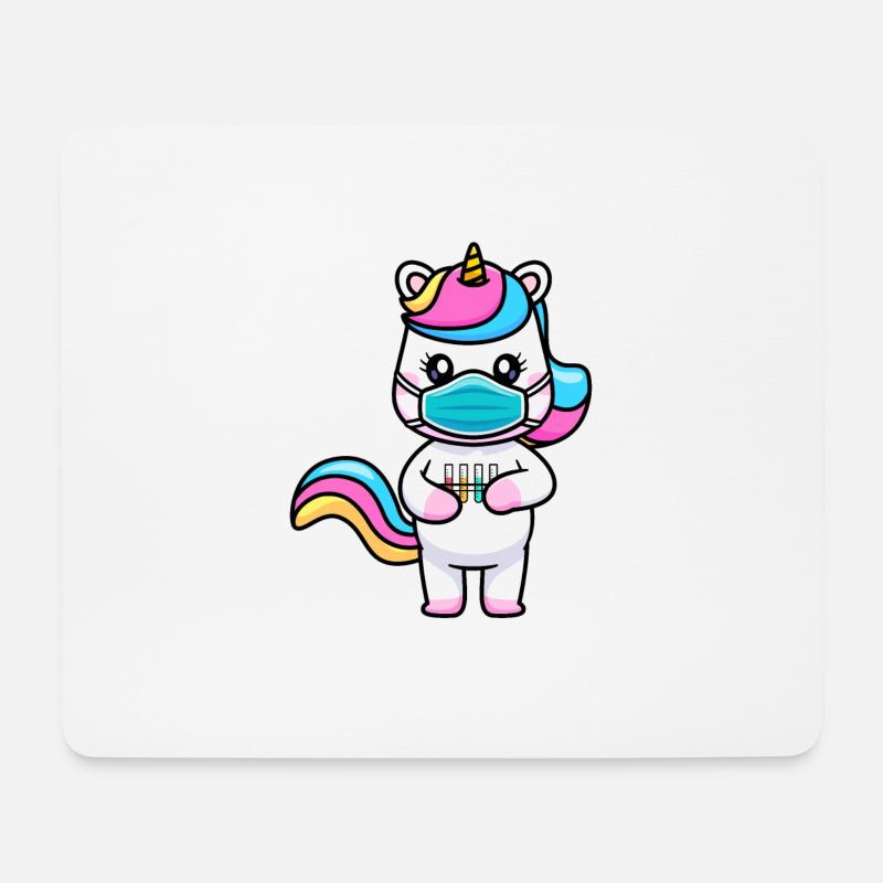 Chemie einhorn geschenkidee - Mousepad (Querformat) - Weiß