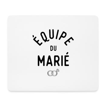 équipe du marié evg - Tapis de souris (format paysage) - blanc - Devant