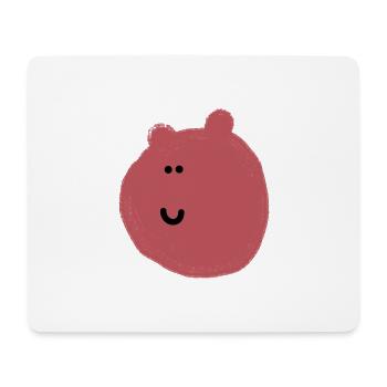 Miro (Roter Ball) - Mousepad (Querformat) - Weiß - Vorne