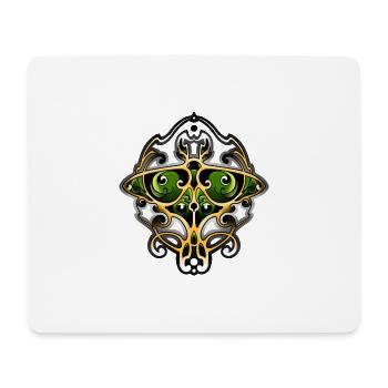 Actias Luna Jugendstil - Mousepad (Querformat) - Weiß - Vorne