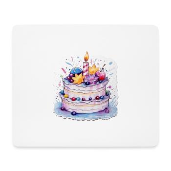 Pie - Mouse Pad (horizontal) - white - Front