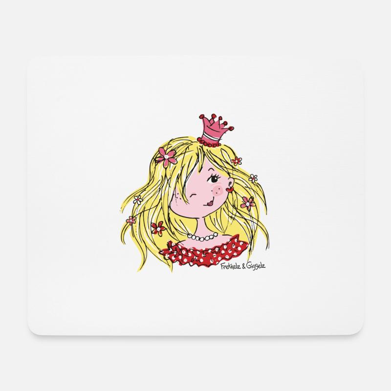 Princess Perlagonia - Mouse Pad (horizontal) - white