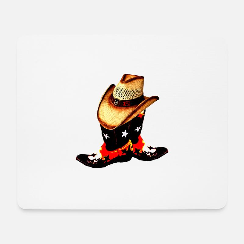 country - Mousepad (Querformat) - Weiß