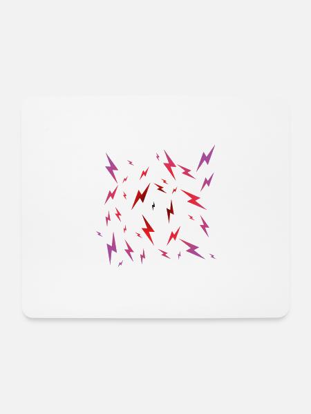 Emo Blitz - Mousepad (Querformat) - Weiß