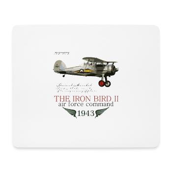 AVIONS DE CHASSE 2 - Tapis de souris (format paysage) - blanc - Devant