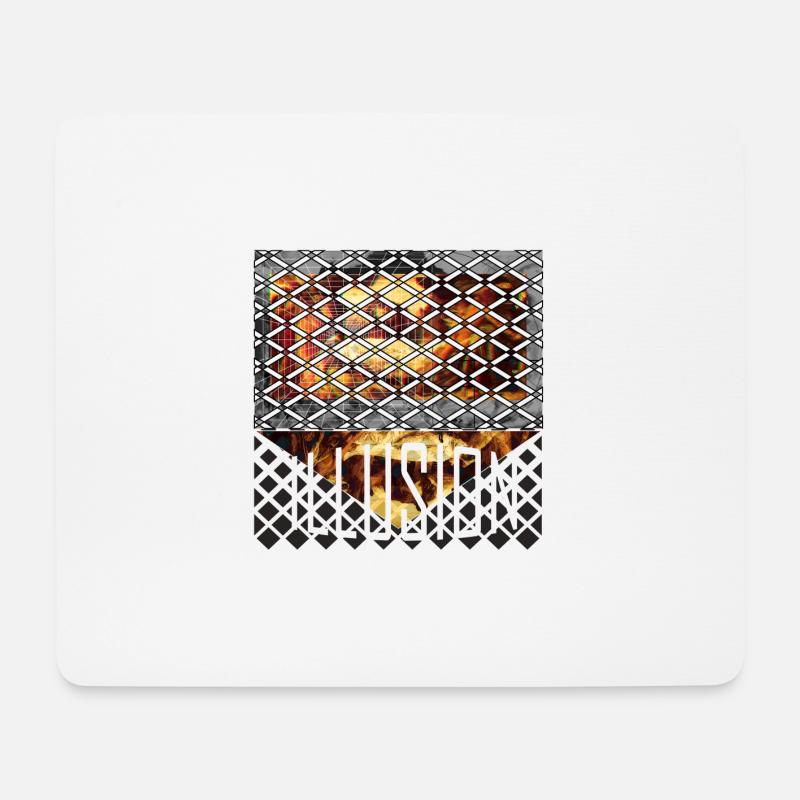 ILLUSION - Mousepad (Querformat) - Weiß