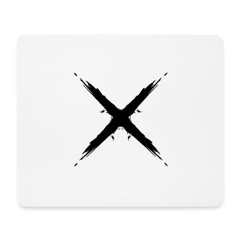 Kreuz Design Vektor Plus Neu Symbol - Mouse Pad (horizontal) - white - Front