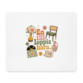 Vintage Brocante Passion Just One More - Mouse Pad (horizontal) - white - Front