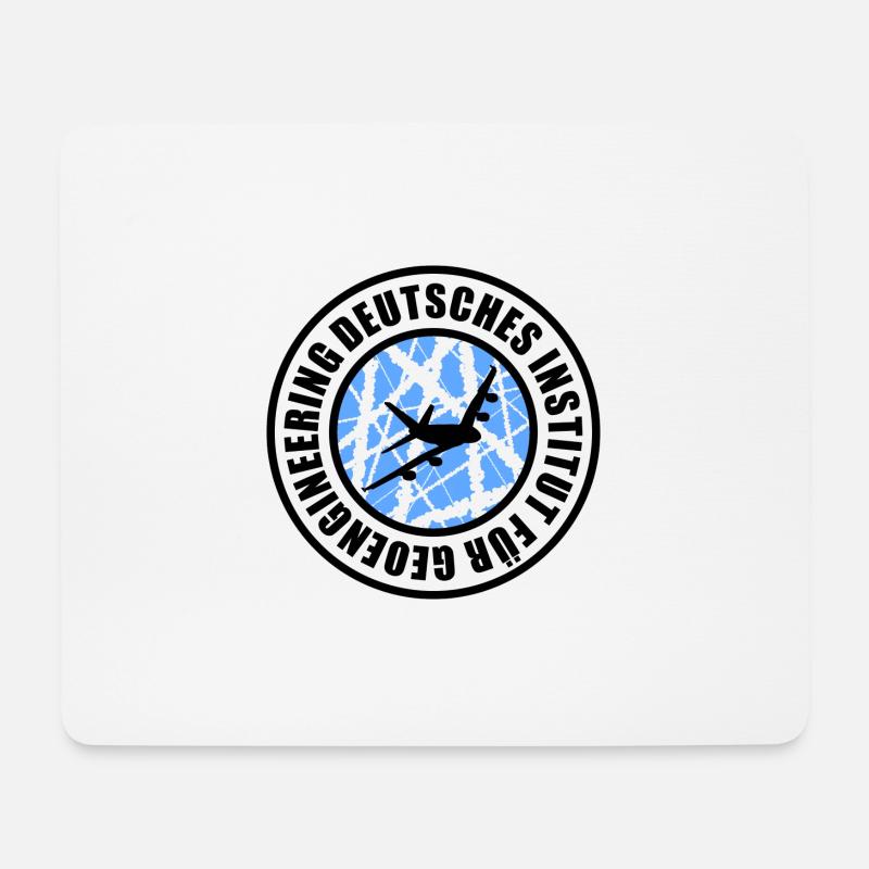 Deutsches Institut für Geoengeenering - Mousepad (Querformat) - Weiß