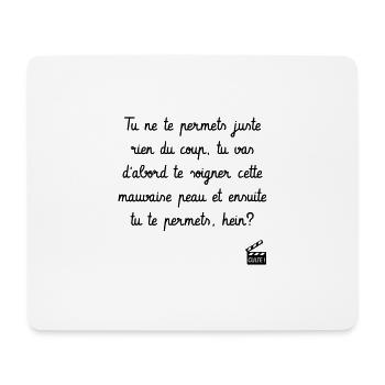 C'est arrivé près de chez vous - Réplique culte - Tapis de souris (format paysage) - blanc - Devant