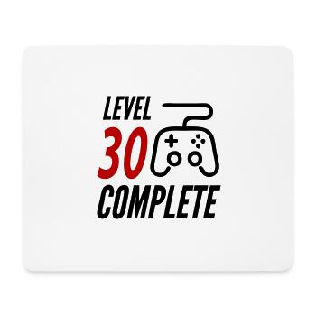 Geburtstag Level 30 Complete Alter Jahre Komplett - Mousepad (Querformat) - Weiß - Vorne