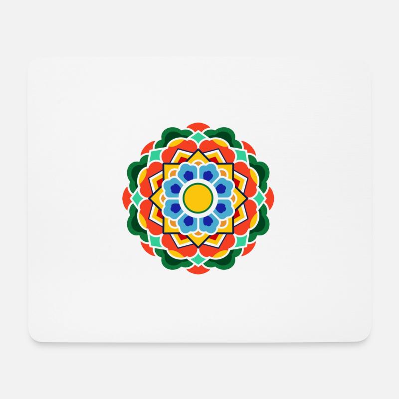 Dancheong 단청 - single (Ver.7) - Mousepad (Querformat) - Weiß