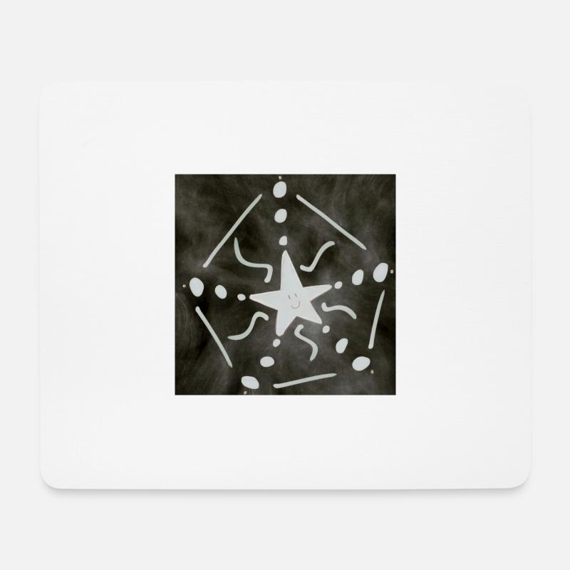 INVERTIERTER STERN - Mousepad (Querformat) - Weiß