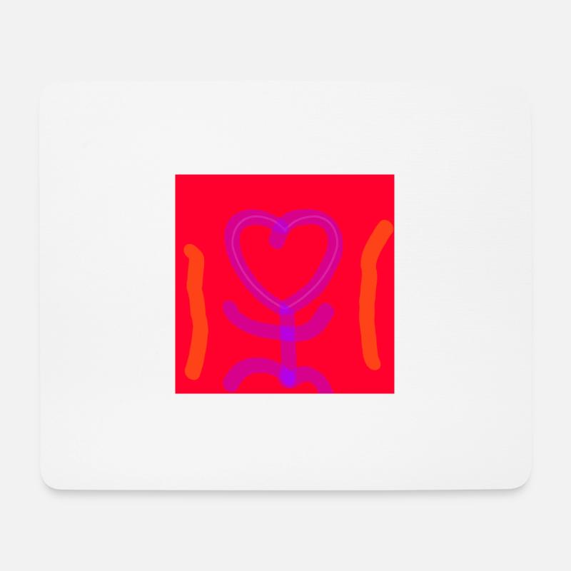 Heartman - Mousepad (Querformat) - Weiß