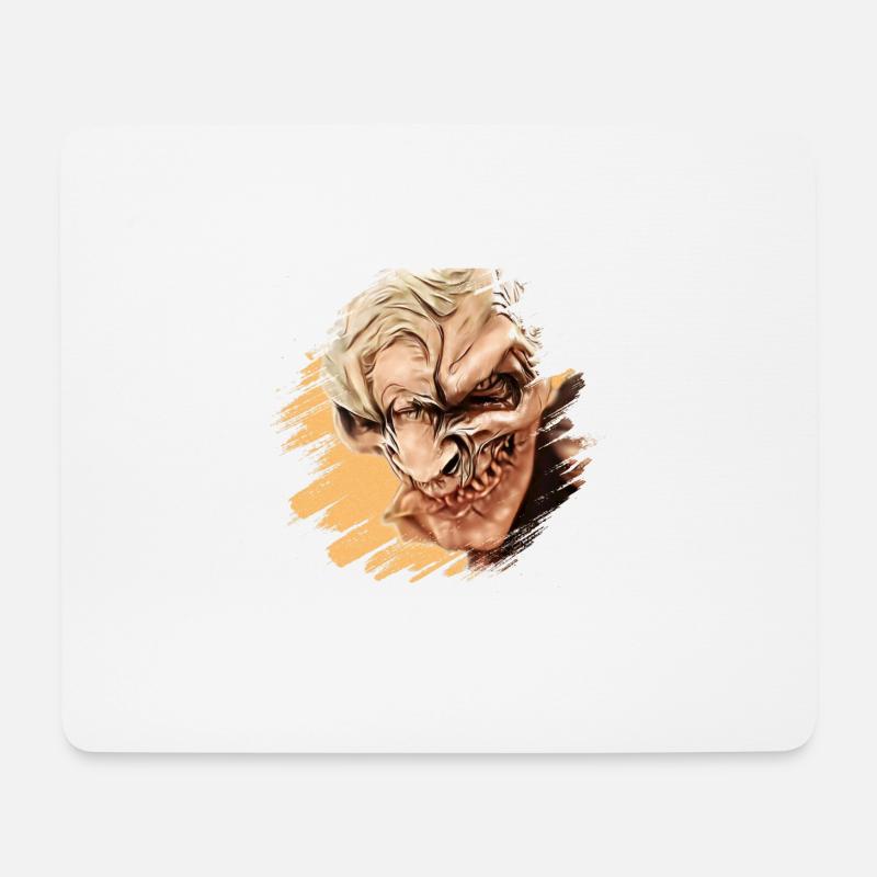 Krampus Percht Teufel 2322 - Mousepad (Querformat) - Weiß