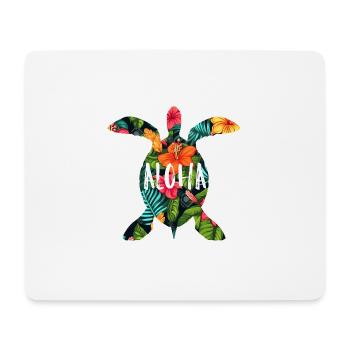 Hawaii Aloha Schildkröte Urlaub Geschenk Party - Mousepad (Querformat) - Weiß - Vorne