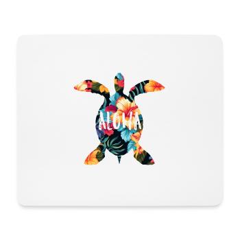 Hawaii Aloha Schildkröte Urlaub Geschenk Party - Mousepad (Querformat) - Weiß - Vorne