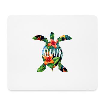 Hawaii Aloha Schildkröte Urlaub Geschenk Party - Mousepad (Querformat) - Weiß - Vorne
