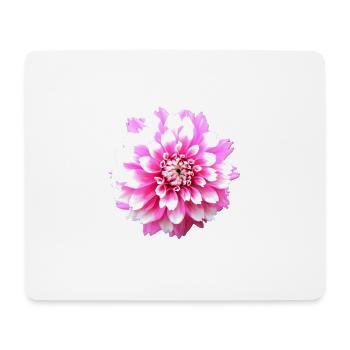 Flower Pink Pink Flower Flowers Pink Pink Flowers - Mouse Pad (horizontal) - white - Front