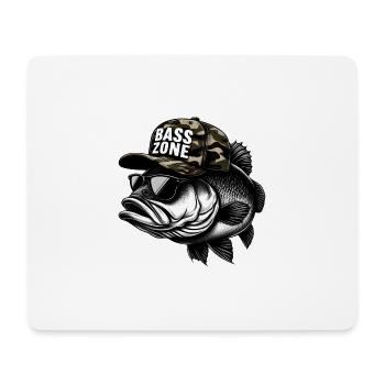 striped bass zone - Mouse Pad (horizontal) - white - Front