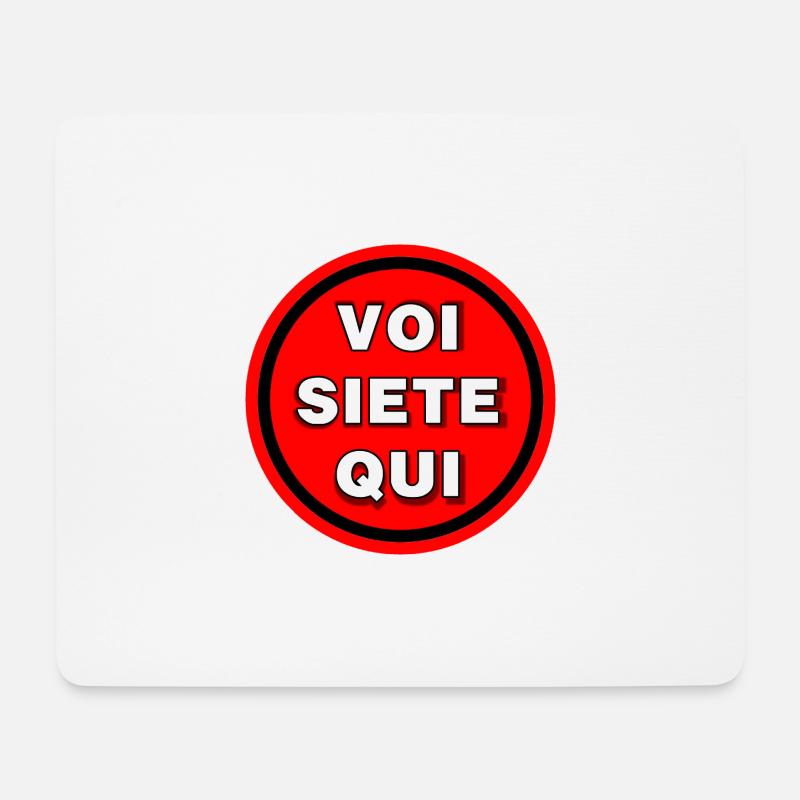 Sie sind hier - Mousepad (Querformat) - Weiß