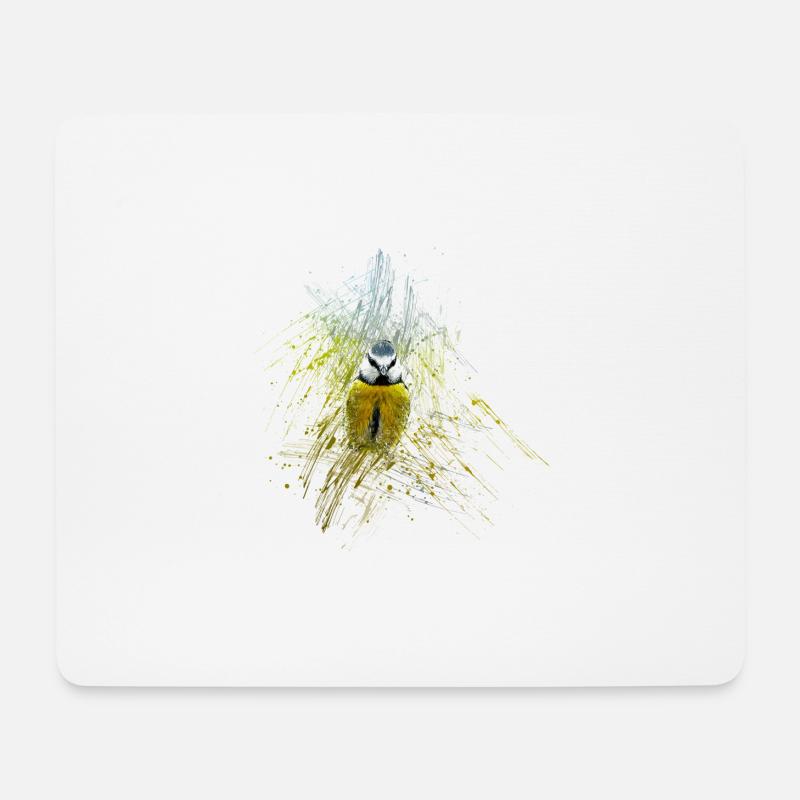 Vogel - Mousepad (Querformat) - Weiß