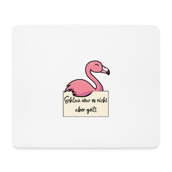 Flamingo lustiger Spruch humor Gefängnisbild - Mousepad (Querformat) - Weiß - Vorne